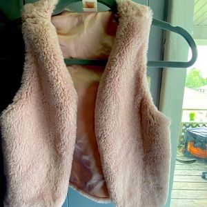 Girls Faux Fur Vest